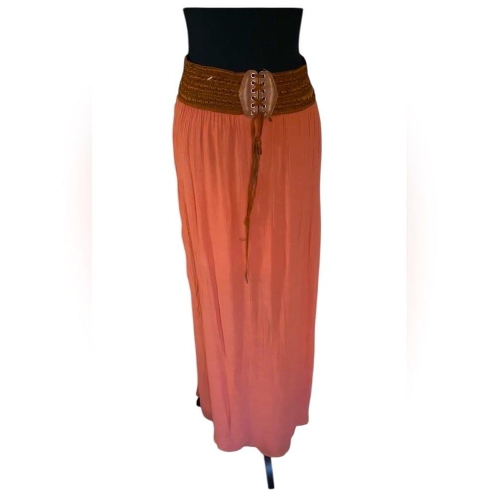 POETRY BOHO STYLE Flowing Maxi Skirt